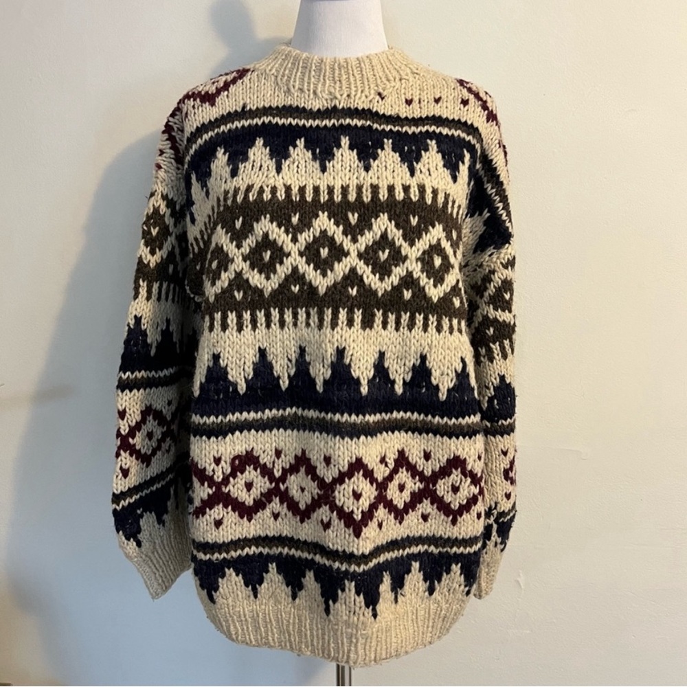 Wool Sweater - Unisex - Handmade in Ecuador